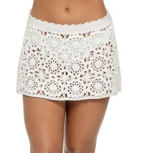 NWT Frankie’s Bikinis Seaside Crochet Skirt